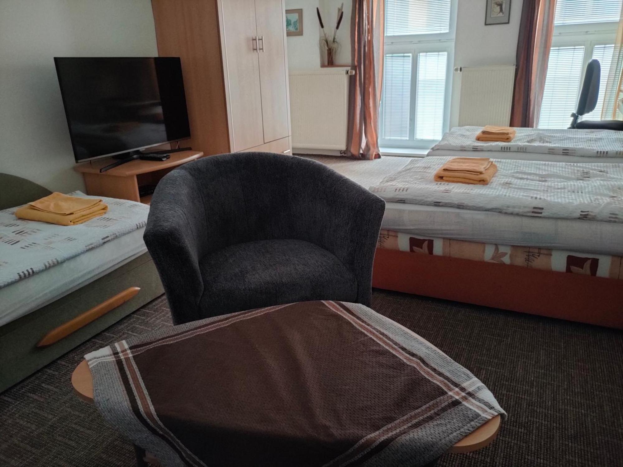 Penzion V Centru - Apartmány Smetanka Ceske Budejovice Bagian luar foto