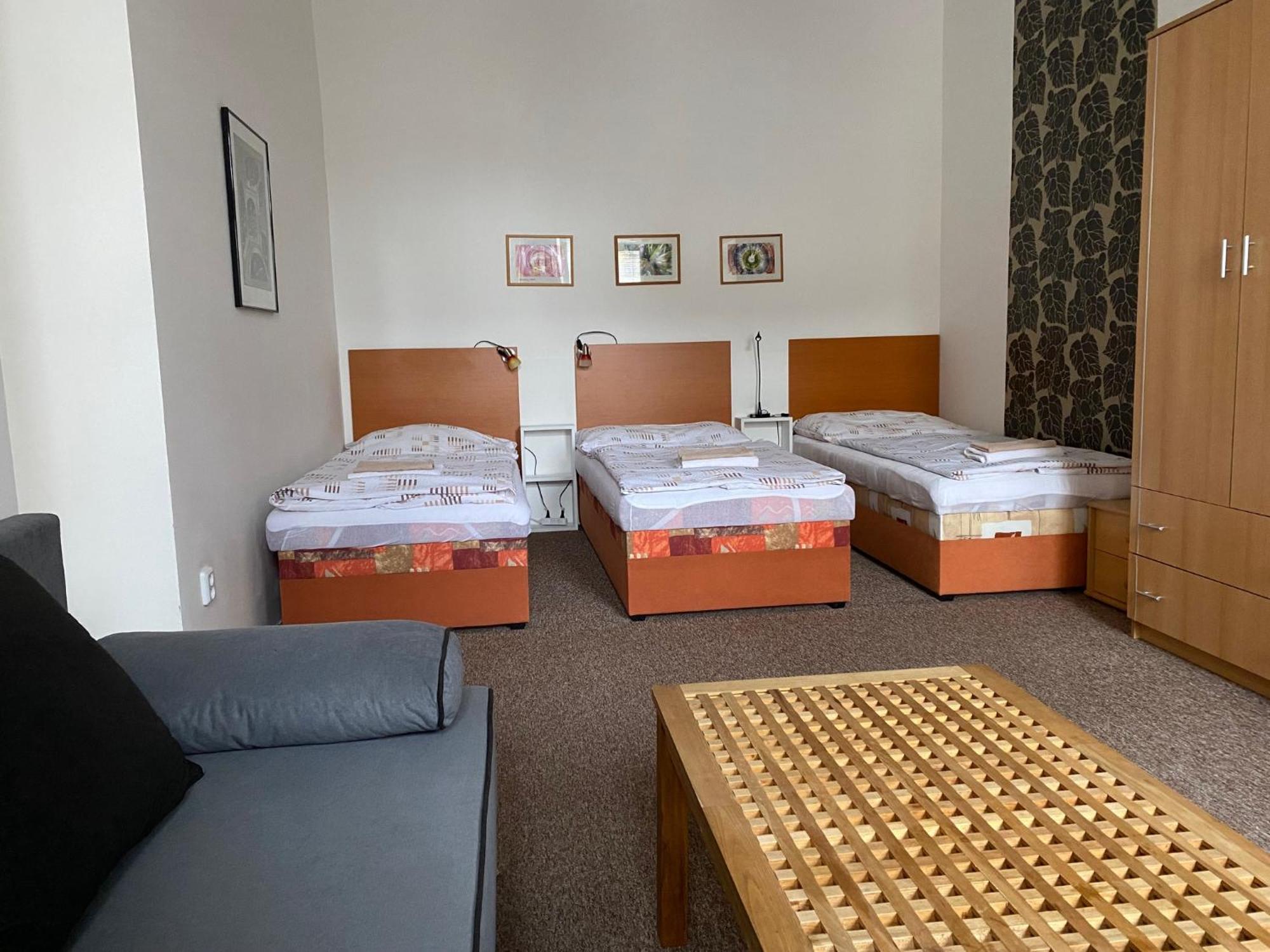 Penzion V Centru - Apartmány Smetanka Ceske Budejovice Bagian luar foto