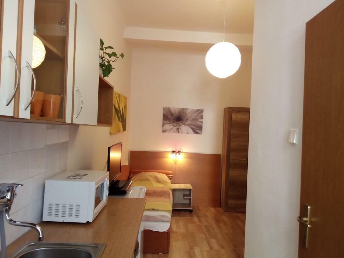 Penzion V Centru - Apartmány Smetanka Ceske Budejovice Bagian luar foto